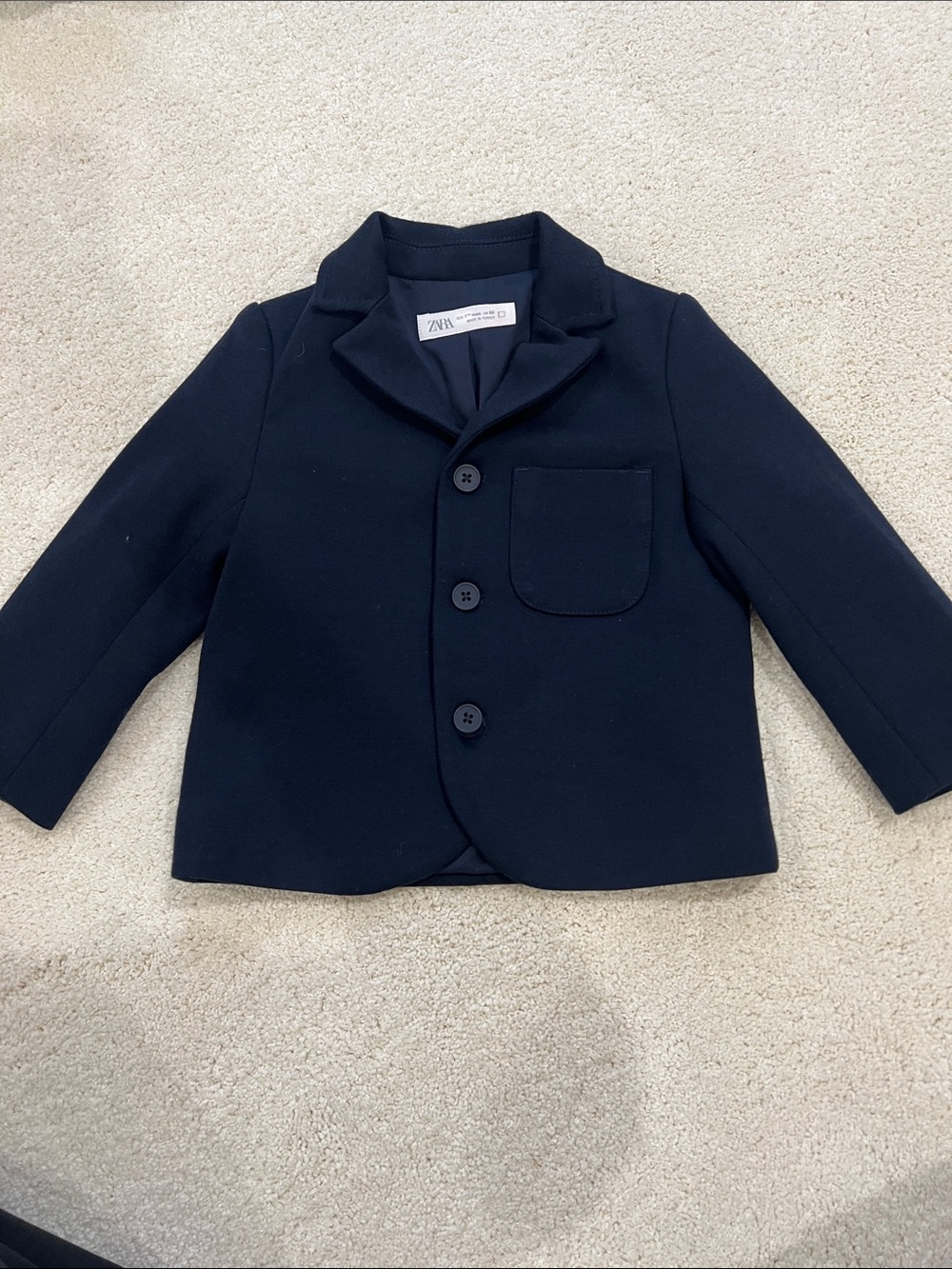 NWOT Zara Kids Dark Blue Tailored Blazer